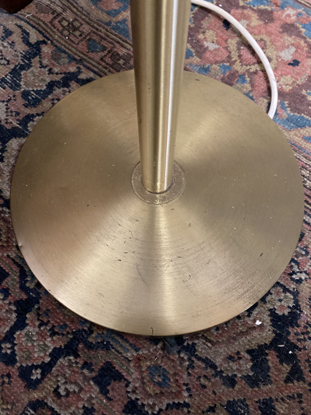 Swedish Mid Century Brass Floor Lamp By M S Belysning photo for sale