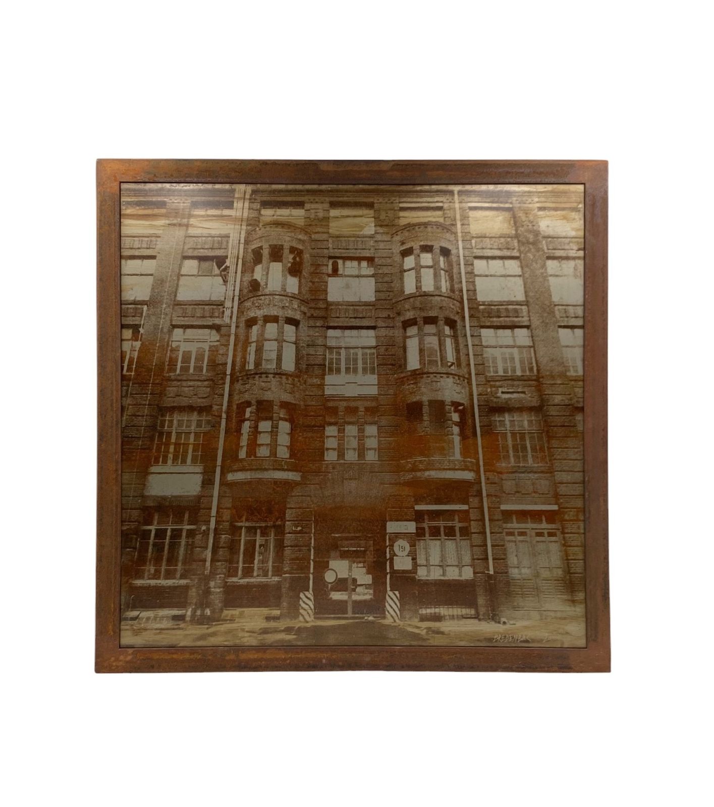 Jean Pascal Bredenbac, Photo On Sheet Metal, Mounted On Panel, France 2000's