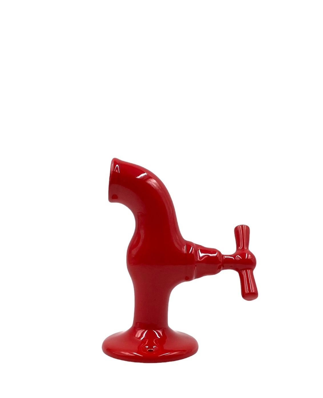 Red Tap Shaped Ceramic, Jc Peiré, France Ca. 1970 photo for sale