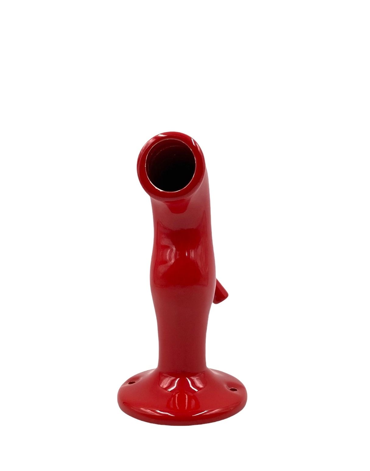 Red Tap Shaped Ceramic, Jc Peiré, France Ca. 1970 photo vintage