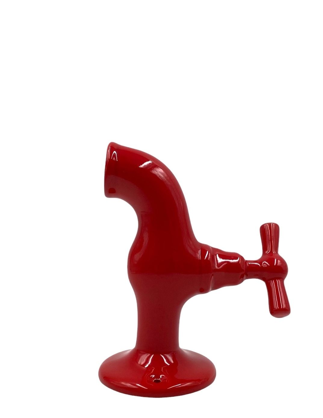 200.0 Red Tap Shaped Ceramic, Jc Peiré, France Ca. 1970 photo