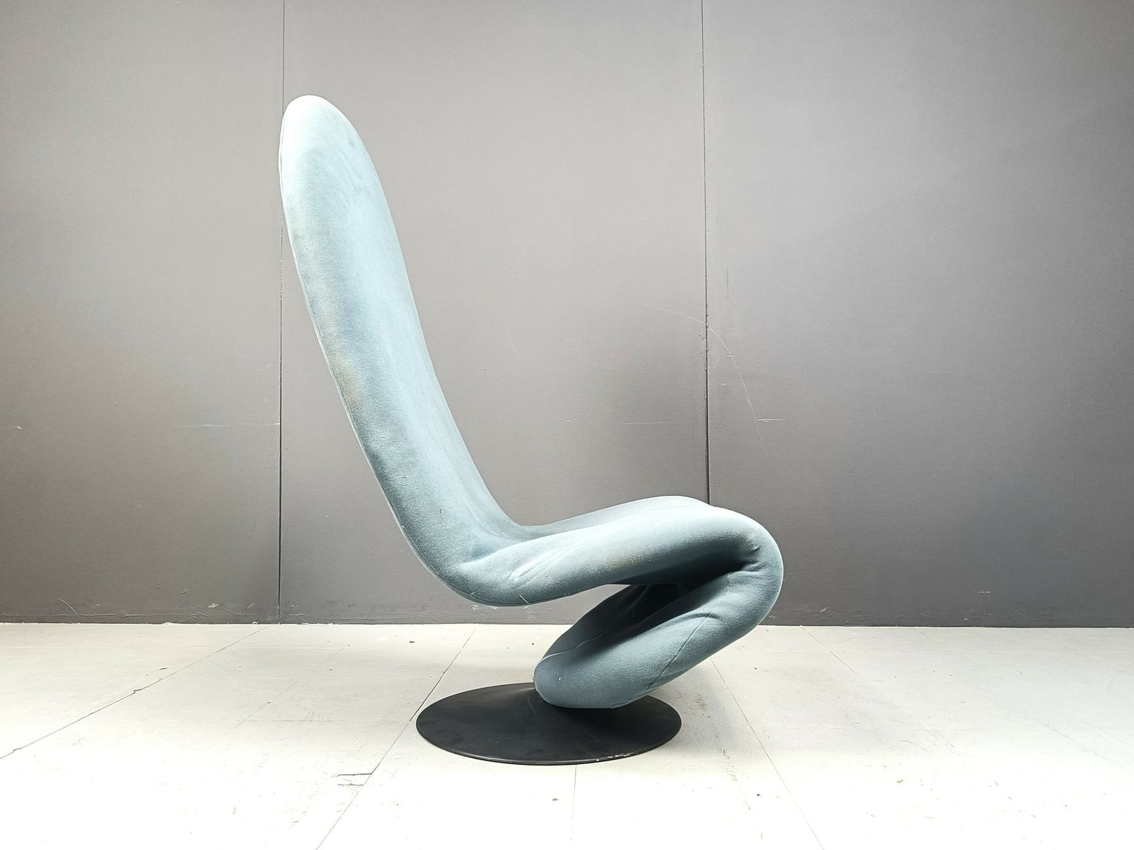 1 2 3 High Back Chair For Fritz Hansen By Verner Panton For Fritz Hansen, 1970s photo Furniture