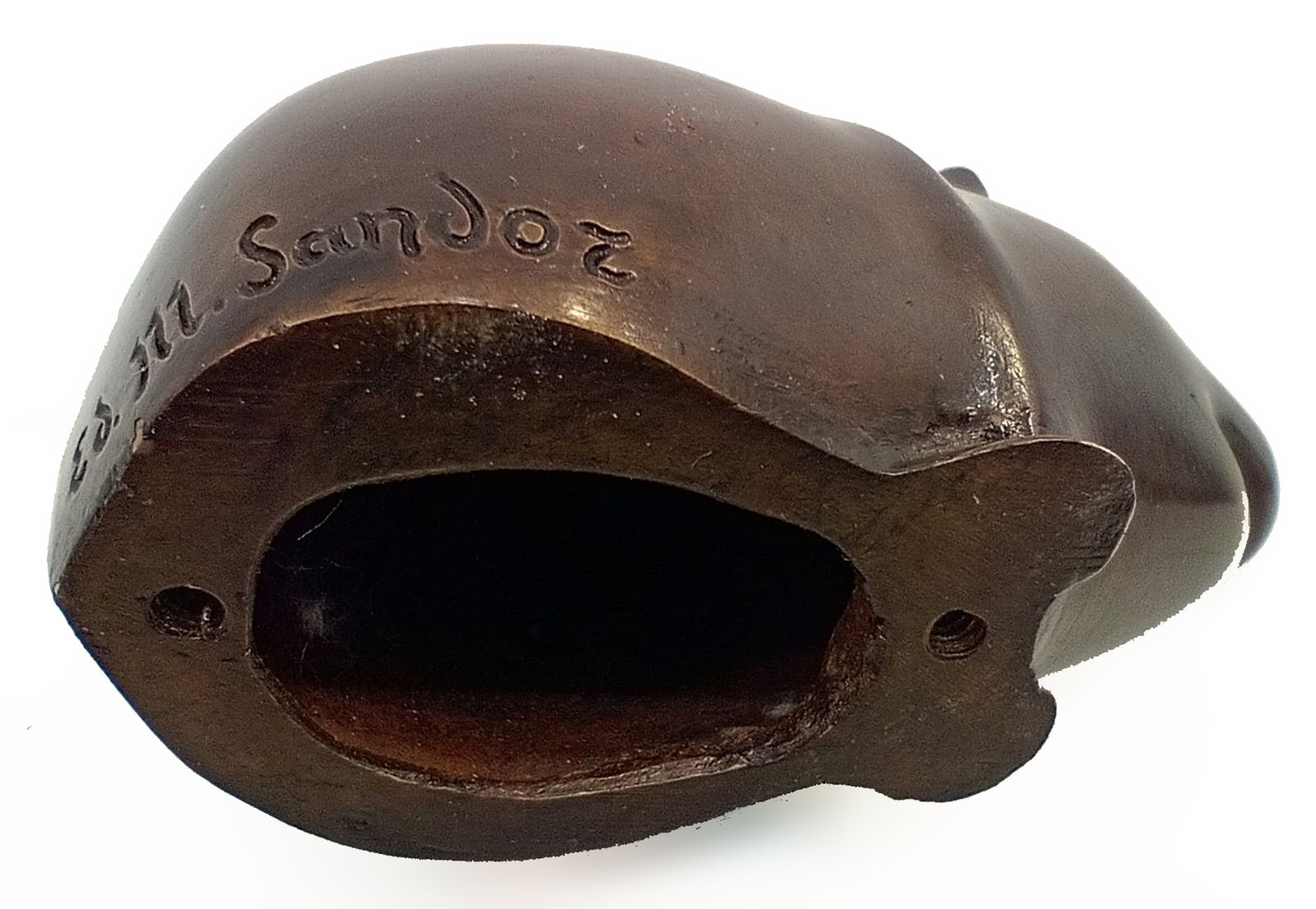 1920s Art Déco Small Guinea Pig Bronze Paperweight/Sculpture By édouard Marcel Sandoz Manufactured By Susse Frères, France photo vinterior