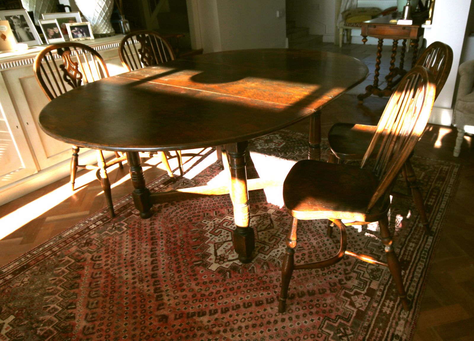 Solid Oak Table & Ash Chairs Hand Made Batheaston Of Bath Uk Vintage photo Furniture