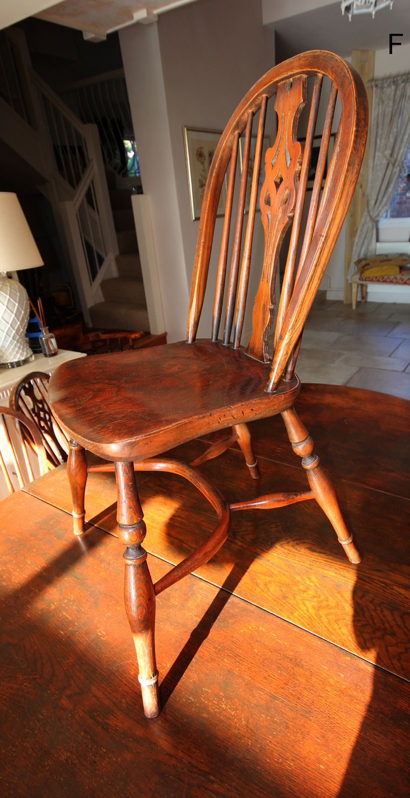 photo furniture Solid Oak Table & Ash Chairs Hand Made Batheaston Of Bath Uk Vintage