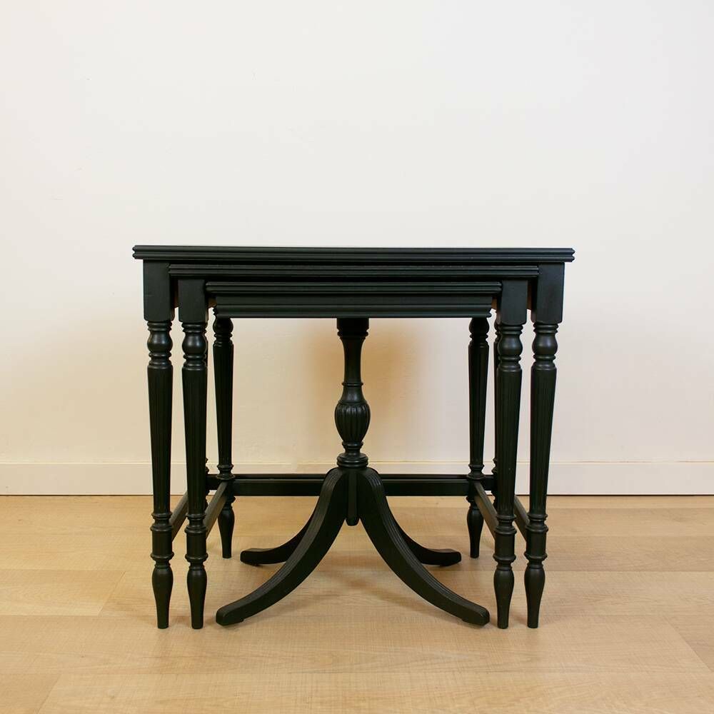 Nesting Side Tables, Spain, 1950's, Set Of 3 photo vinterior