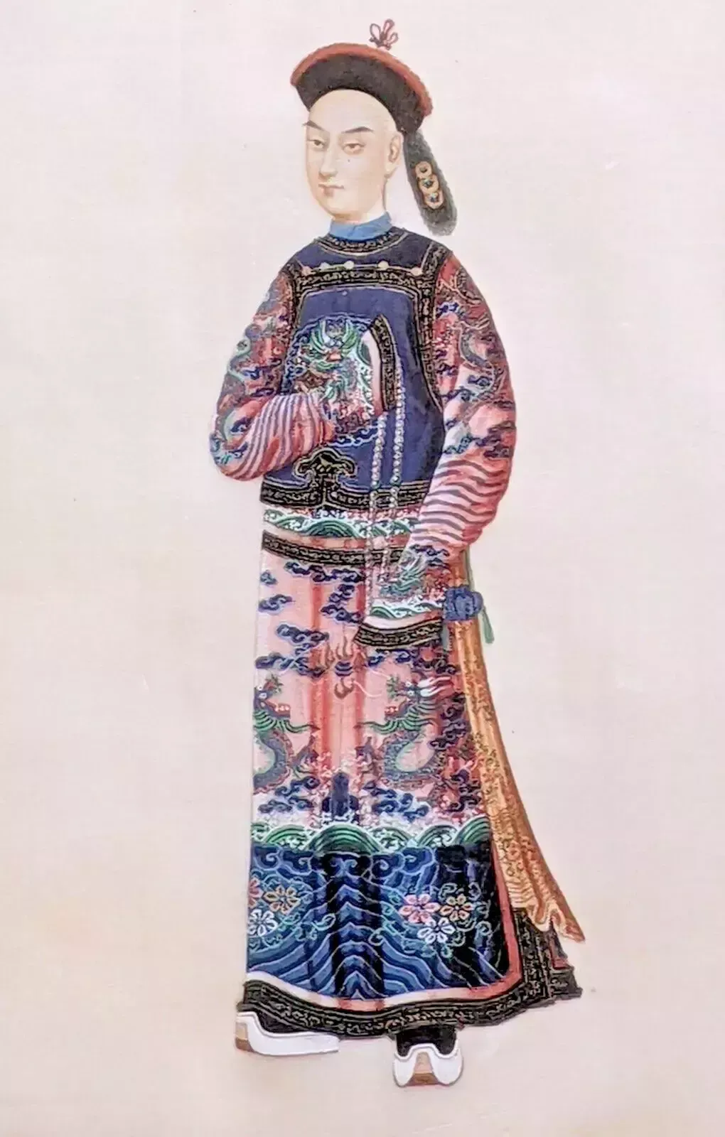 Pair Chinese Paintings Of Dignitaries photo buy