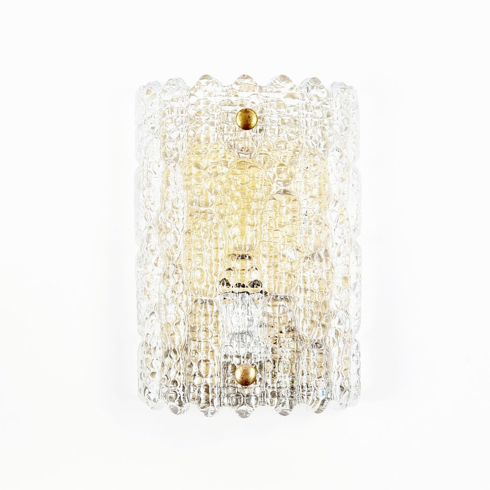 Mid Century Scandinavian Glass & Brass Wall Light By Carl Fagerlund For Orrefors, Sweden, 1960s photo furniture