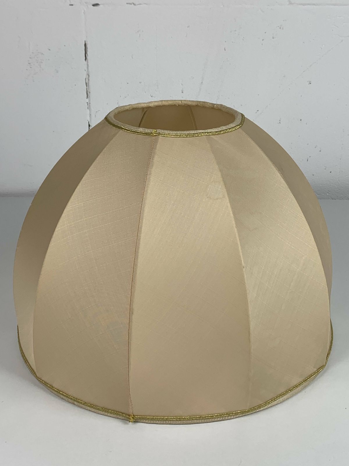 Lighting Midcentury Bamboo And Brass Large Mushroom Table Lamp By Leola, 1960s photo