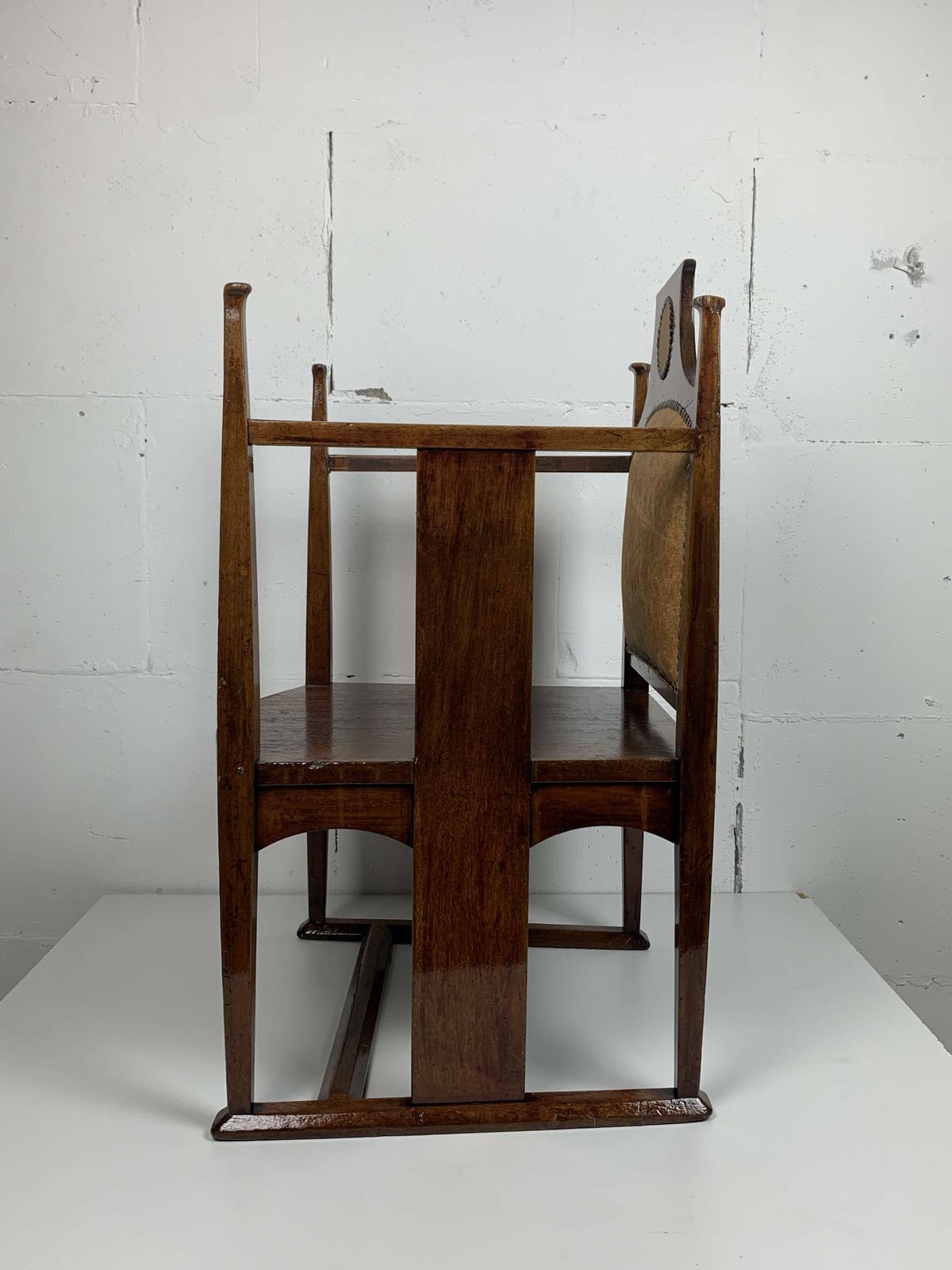 William Birch Arts And Crafts Chair By E.G. Punnett For Liberty & Co. Ca 1900 photo vinterior