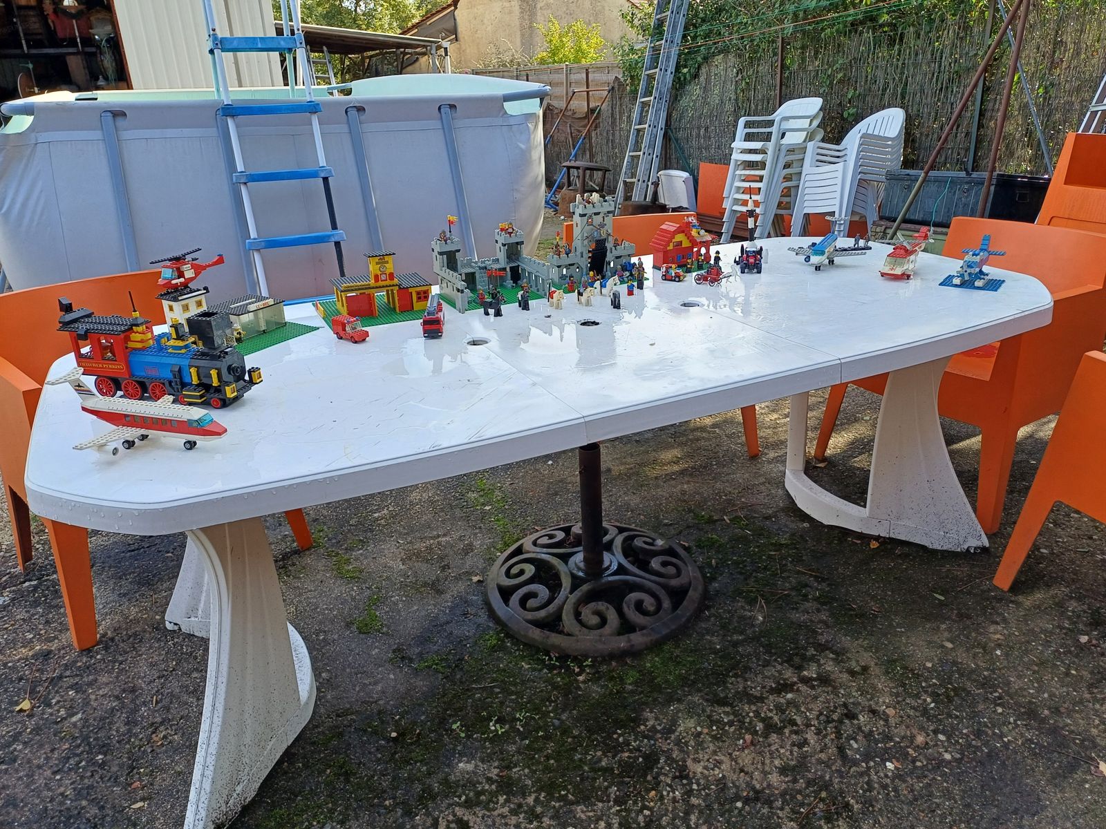 Lot Of Lego Toys, 1960s, Plastic