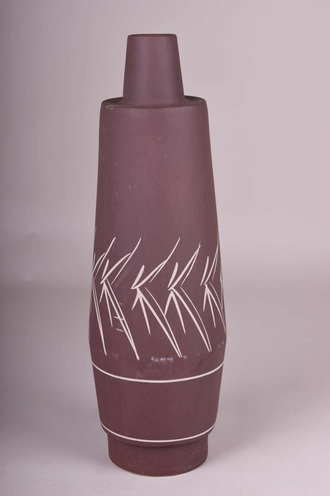 Ceramic Vase Made In Czechia, Original Condition, Mid Century. photo for sale