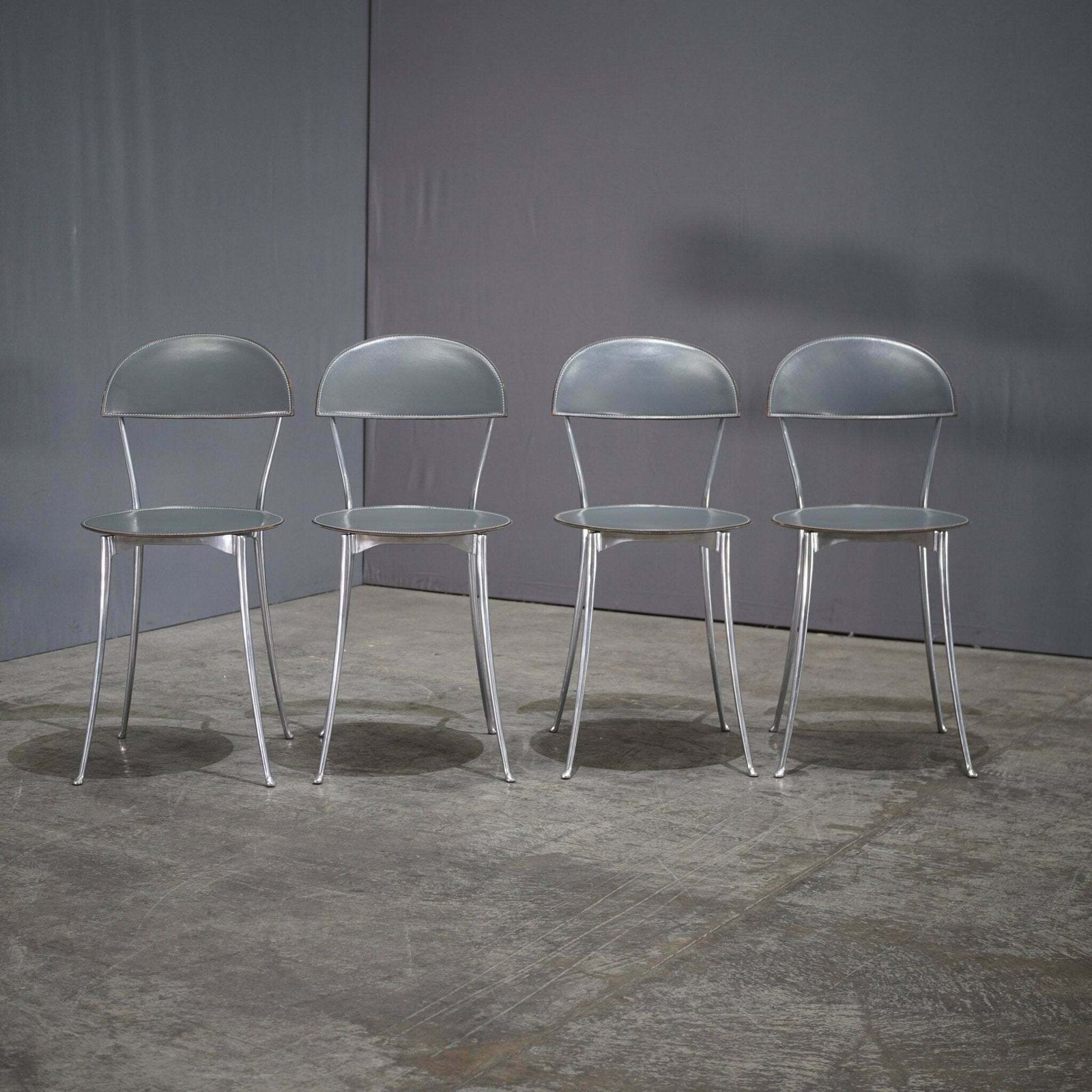 photo for sale Zanotta Tonietta Chairs By Enzo Mari, Set Of Four