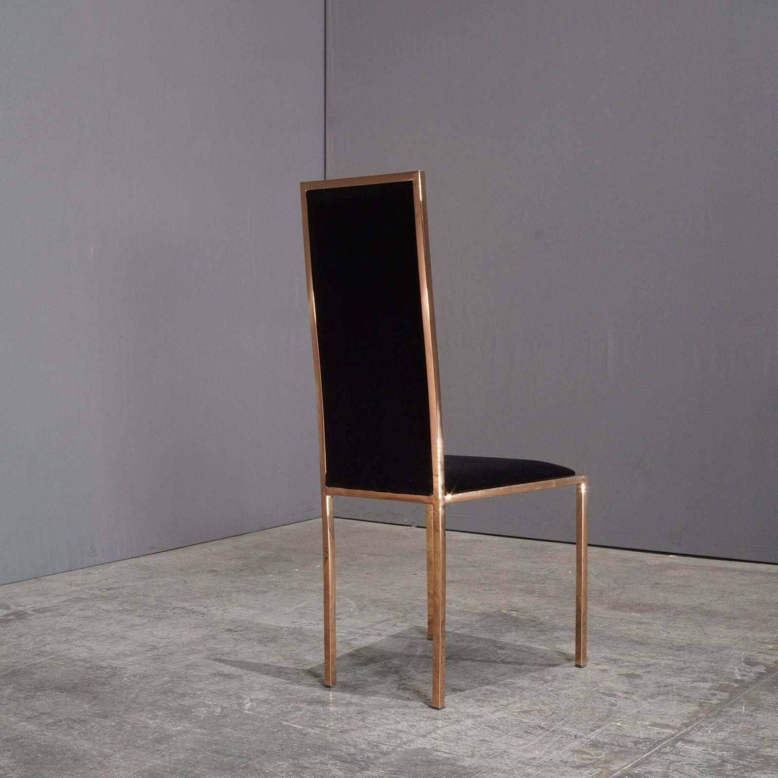 Black And Gold Velvet Kesterport Dining Chair photo vintage