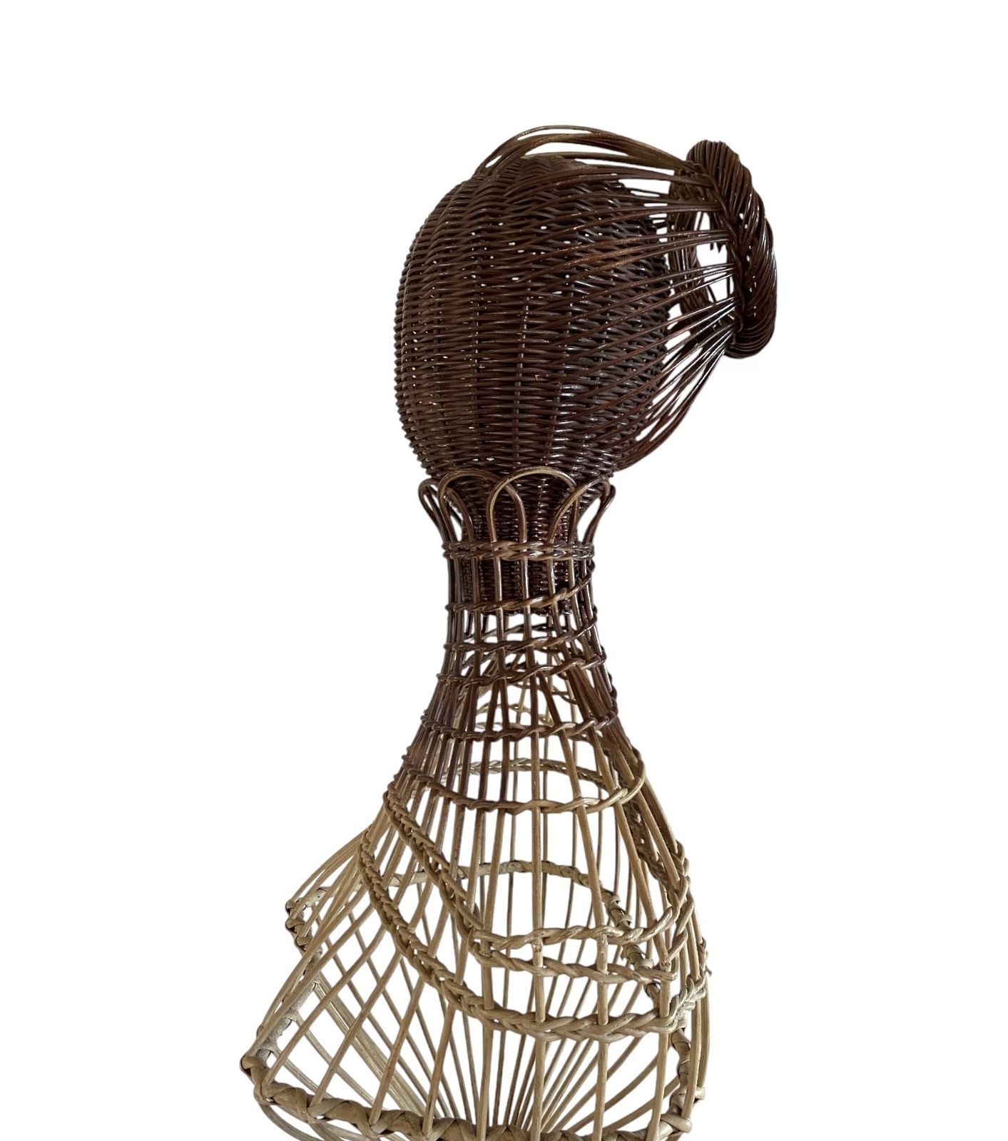 Mid Century Wicker Mannequin, Posa Italy 1950s photo 500.0