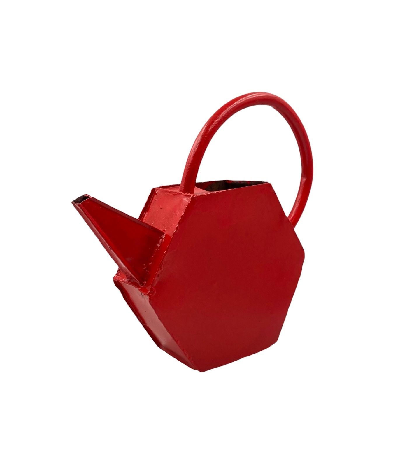 Modernist Red Watering Can, France 1940s photo Home Decor