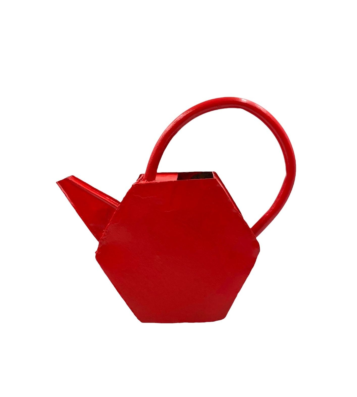 Modernist Red Watering Can, France 1940s