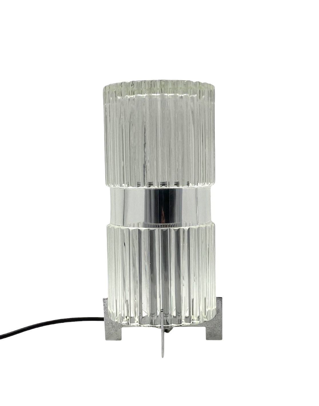 600.0 Glass Table Lamp, Fidenza Vetraria Italy 1970s photo