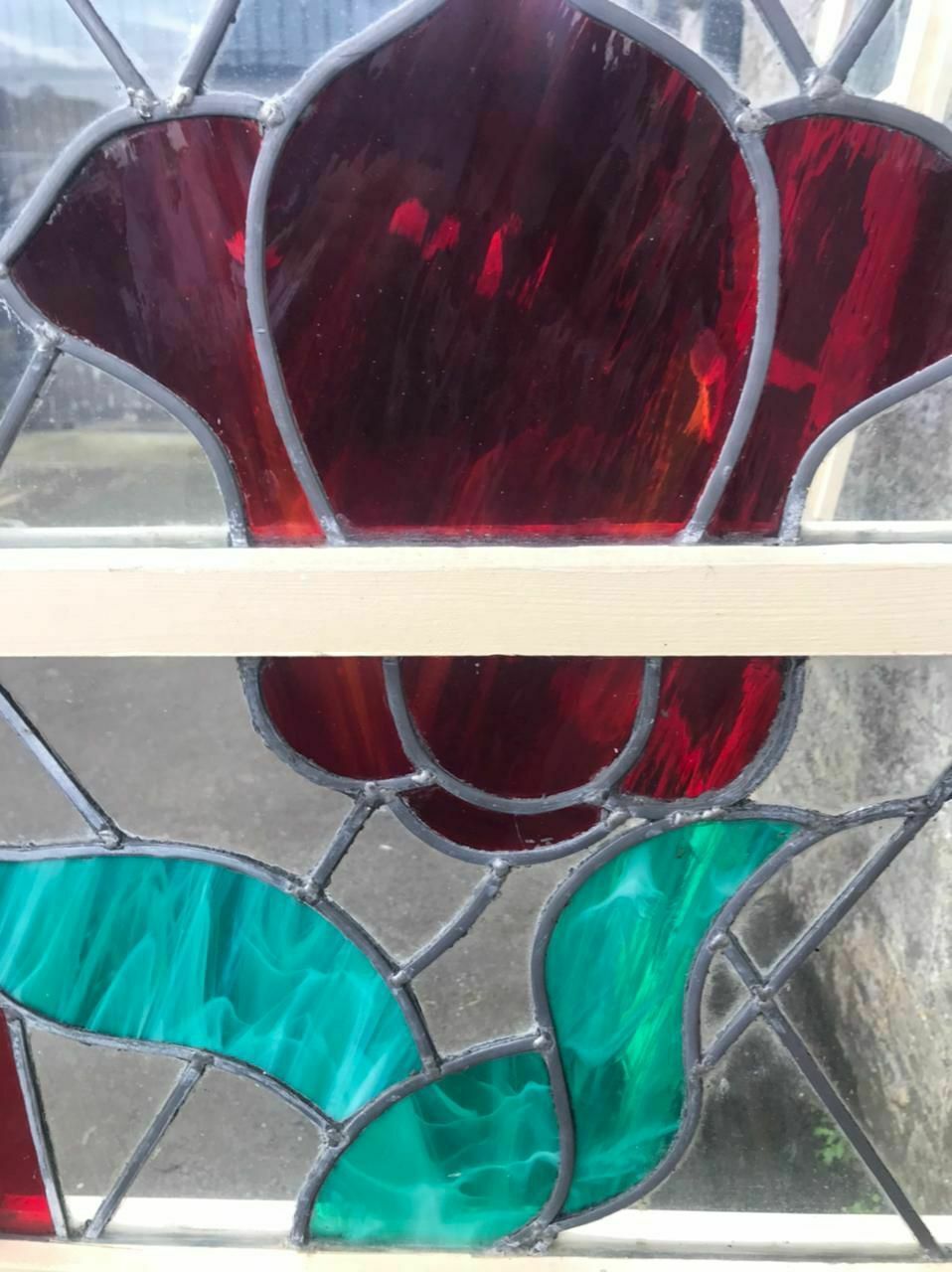 Vintage Stained Glass French Doors photo 880.0