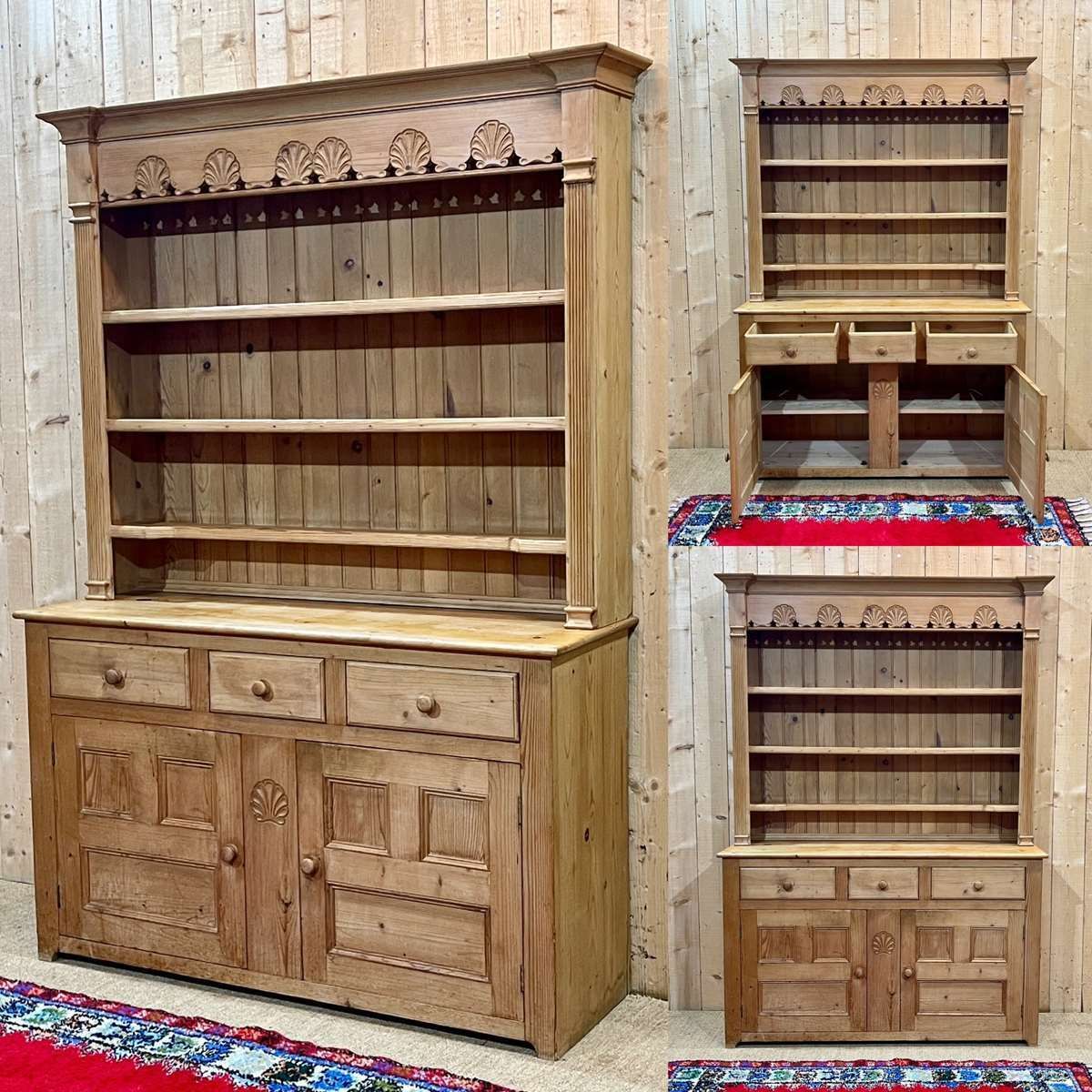 English Fir Dresser From The 1950s