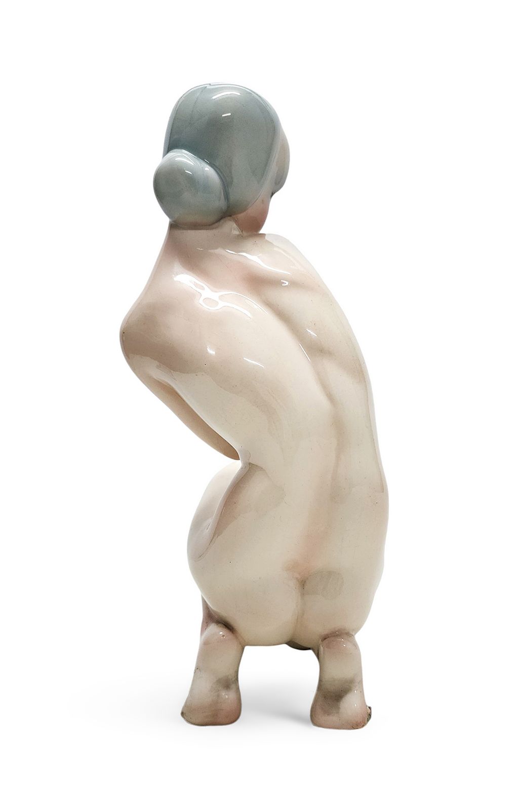photo for sale Torino Painted And Glazed Ceramic Woman Figurine 'Verginità' By Sandro Vaccetti For The Firm Essevi, Italy