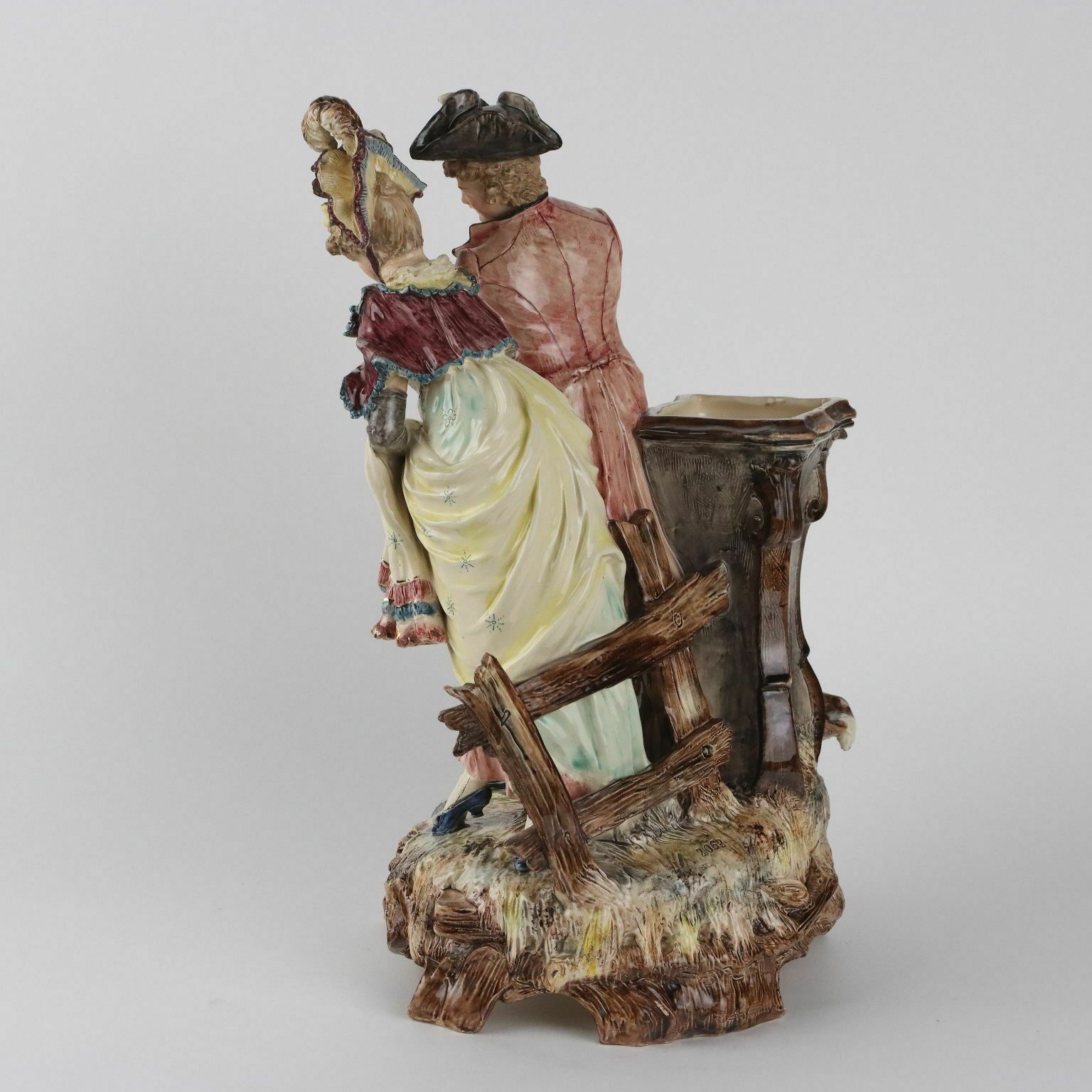 860.0 Antique Sculpture Ceramic Austria XIX Century photo