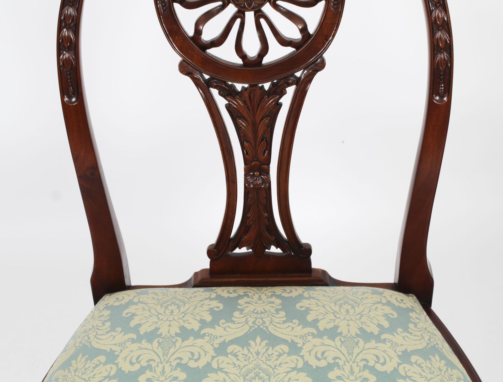 Set 10 English Mahogany Regency Dining Chairs Mid 20th Century photo buy