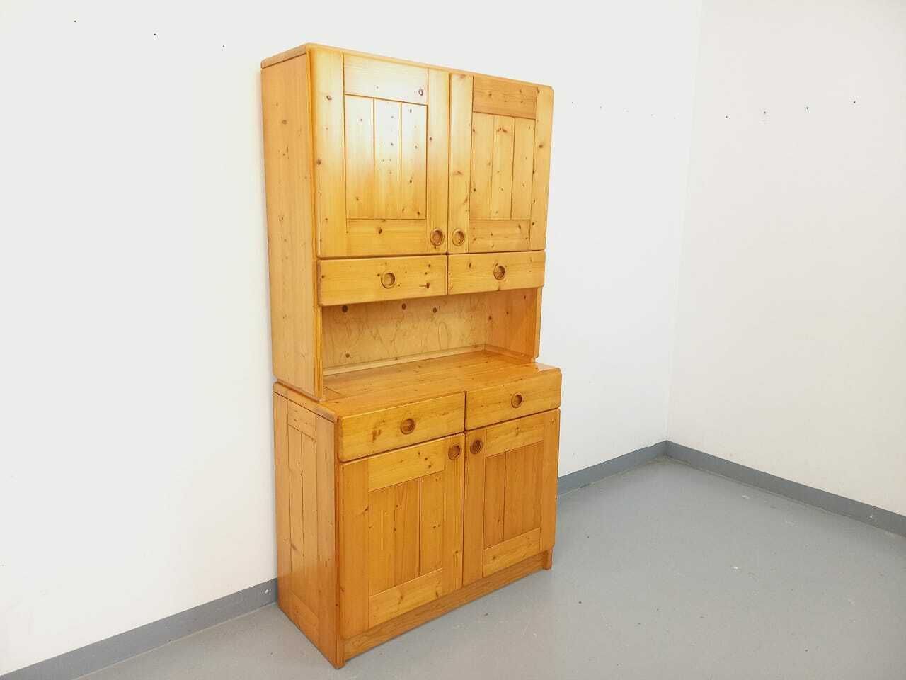 Grand meuble de rangement Charlotte Perriand en pin