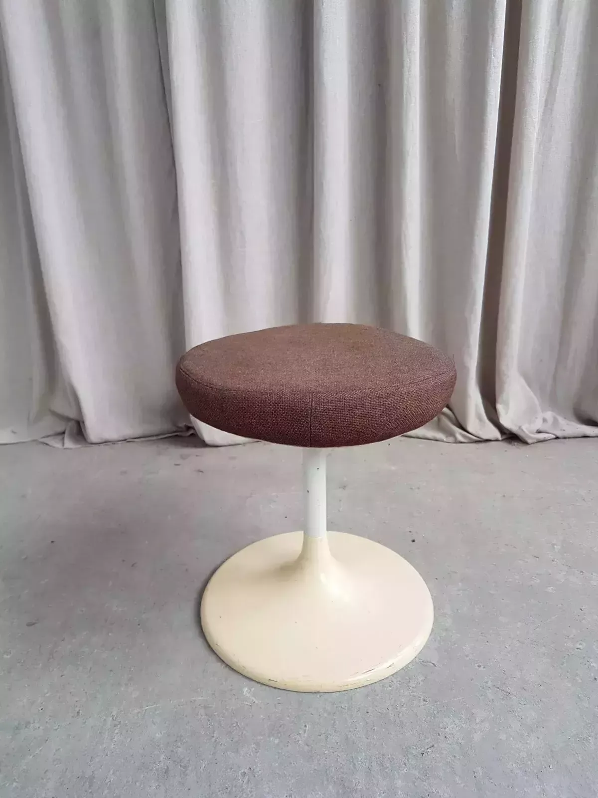 Vtg Mid Century Lusch Erzeugnis Stool Retro Danish Scandi Modernist R586 photo Furniture