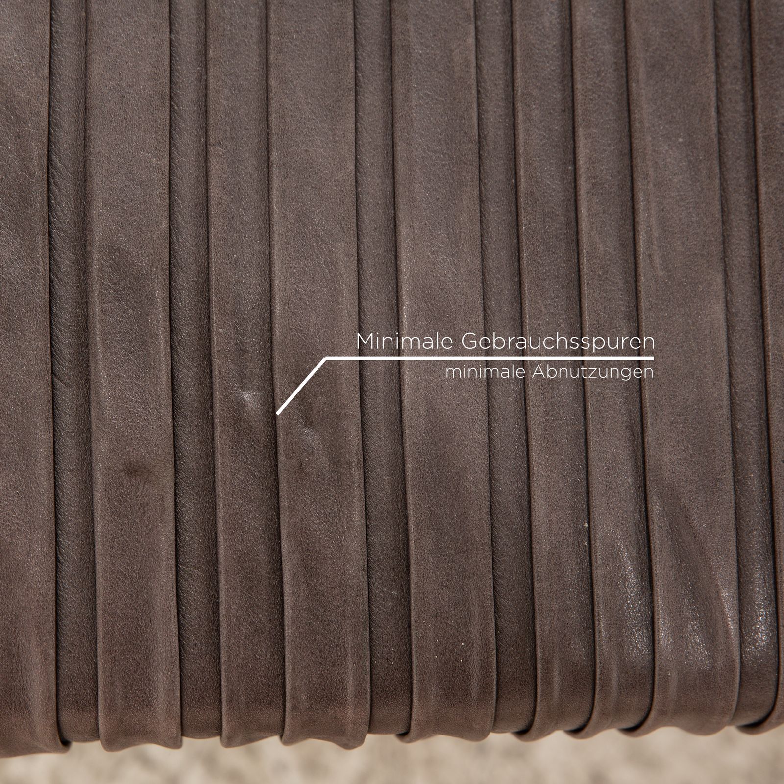 Baxter Garcon Leather Lounger Brown Daybed photo 5477.0