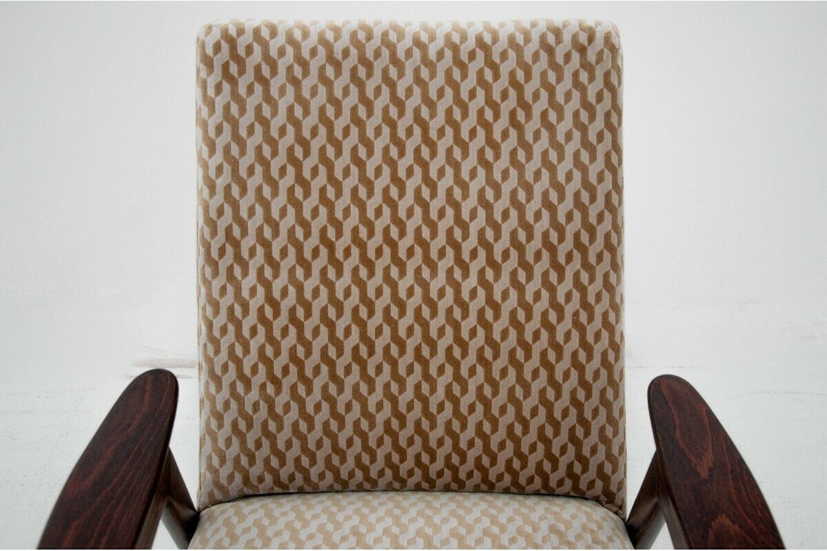 Beige Vintage Armchair, Jaroslav šmídek For Jitona, Czechoslovakia, 1960s photo furniture