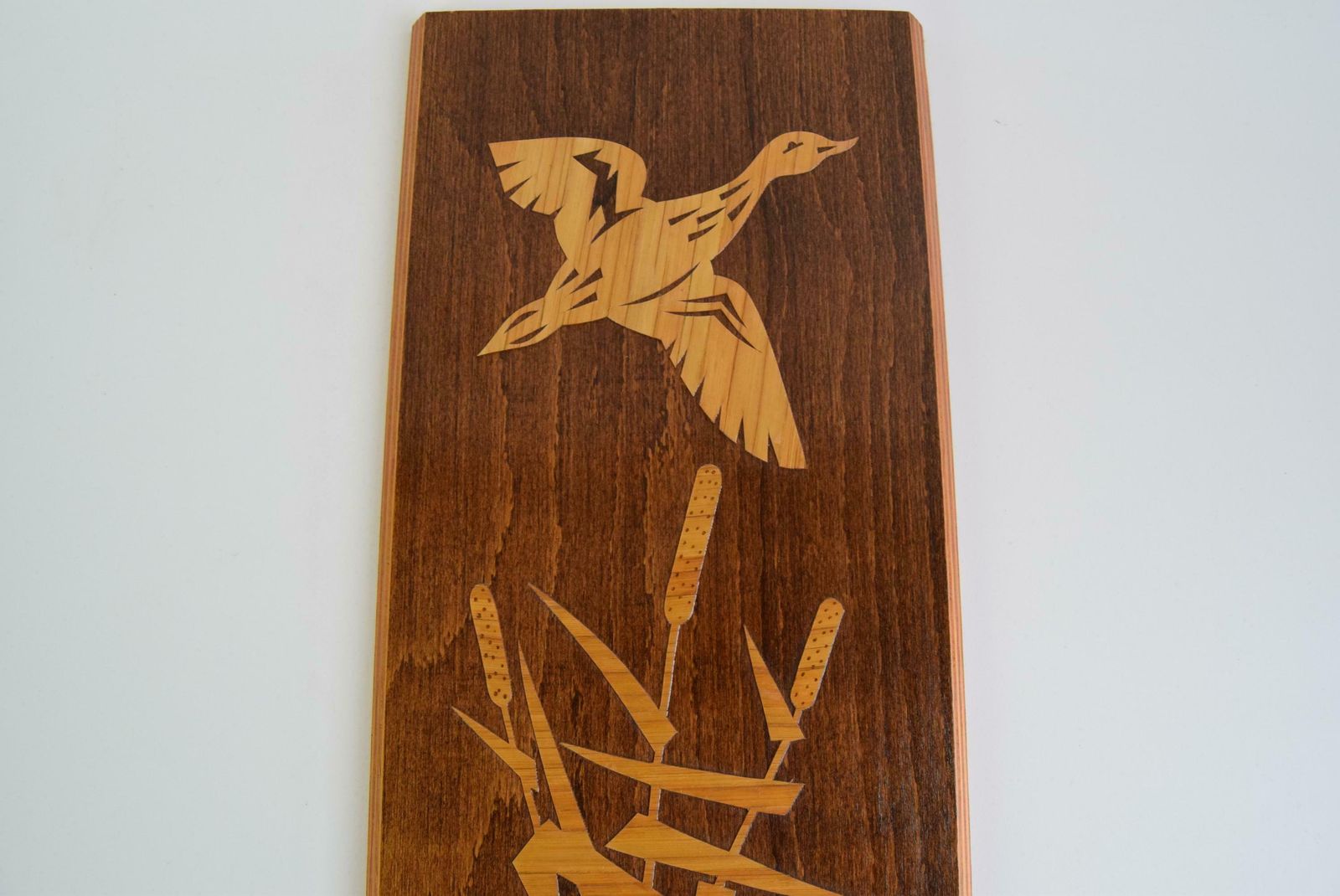 Vintage Wall Wood Mallard, Decoration. 1950's. photo 236.0