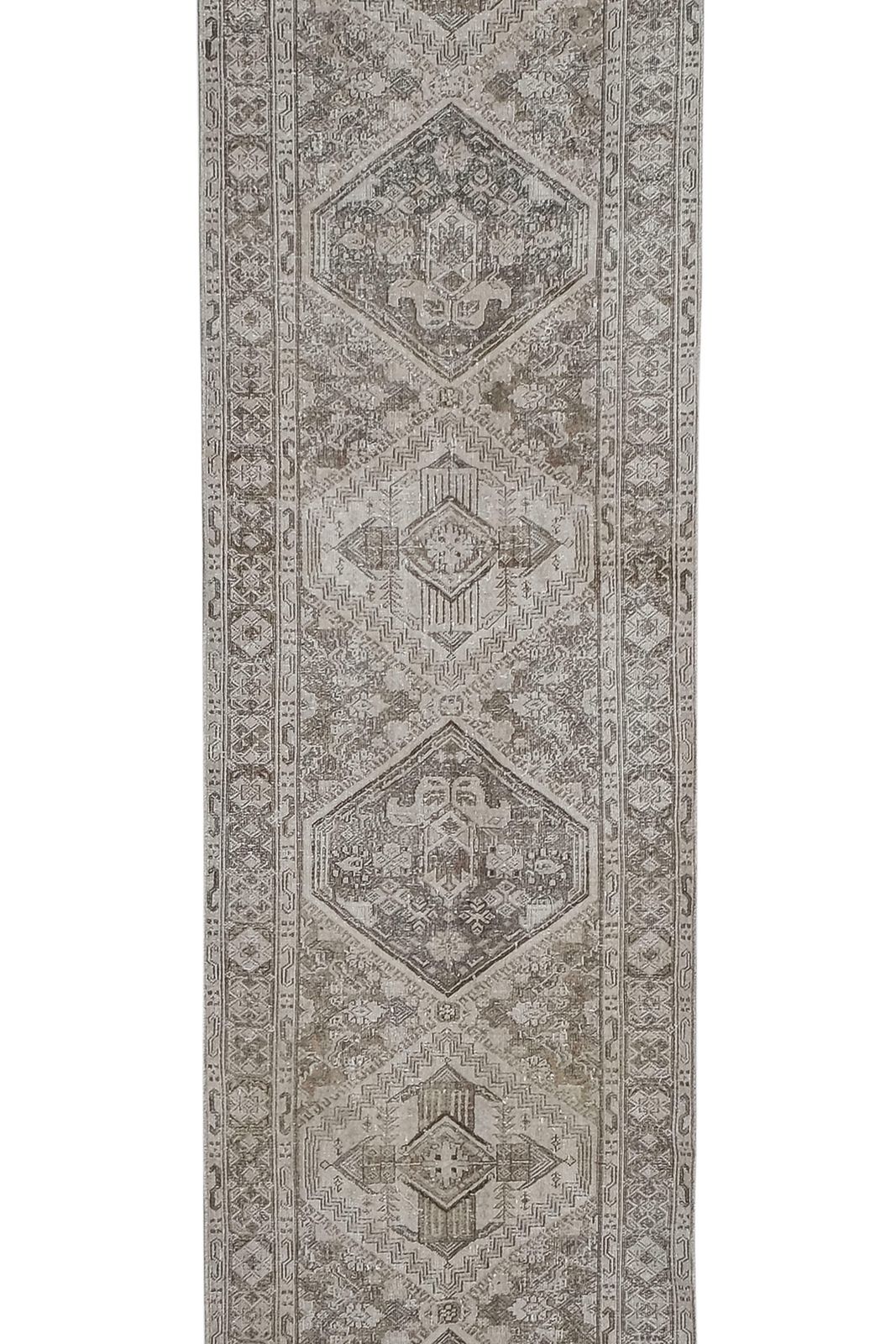 Faded Turkish Runner Rug   Designer Hallway Carpet photo vinterior