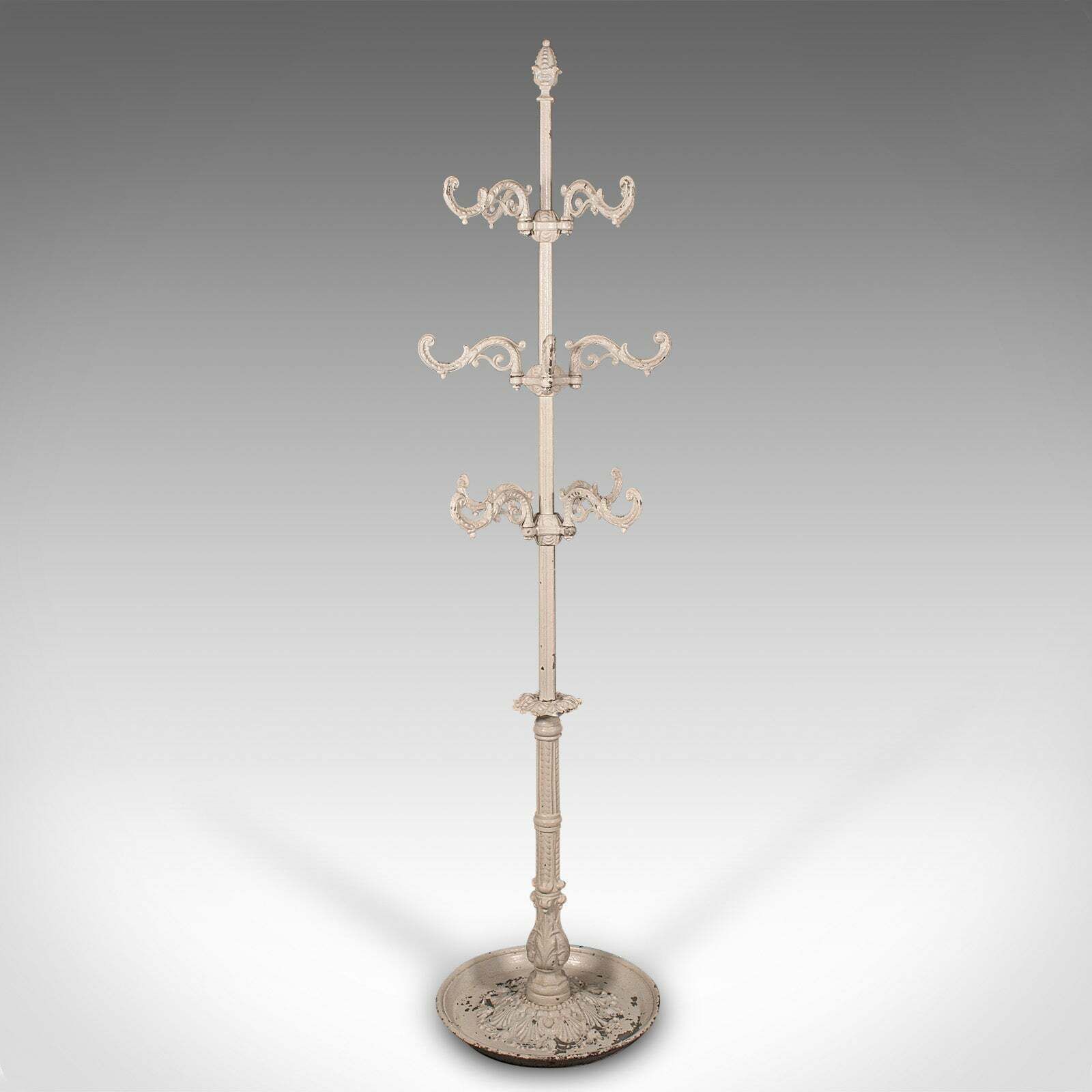 6' Tall Antique Portico Coat Stand, English, Hallway, Umbrella Rack, Victorian photo Furniture