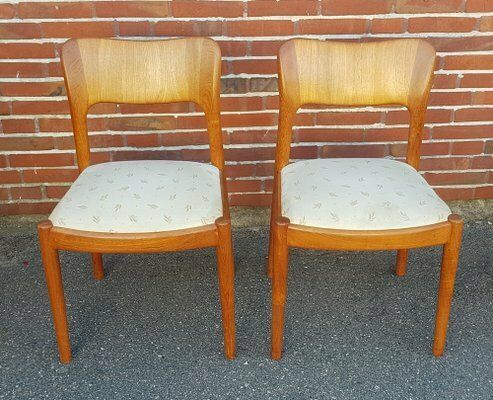 Teak Dining Chairs By Nils Kofoed For Koefods Hoernslet, 1960s, Set Of 2 photo furniture
