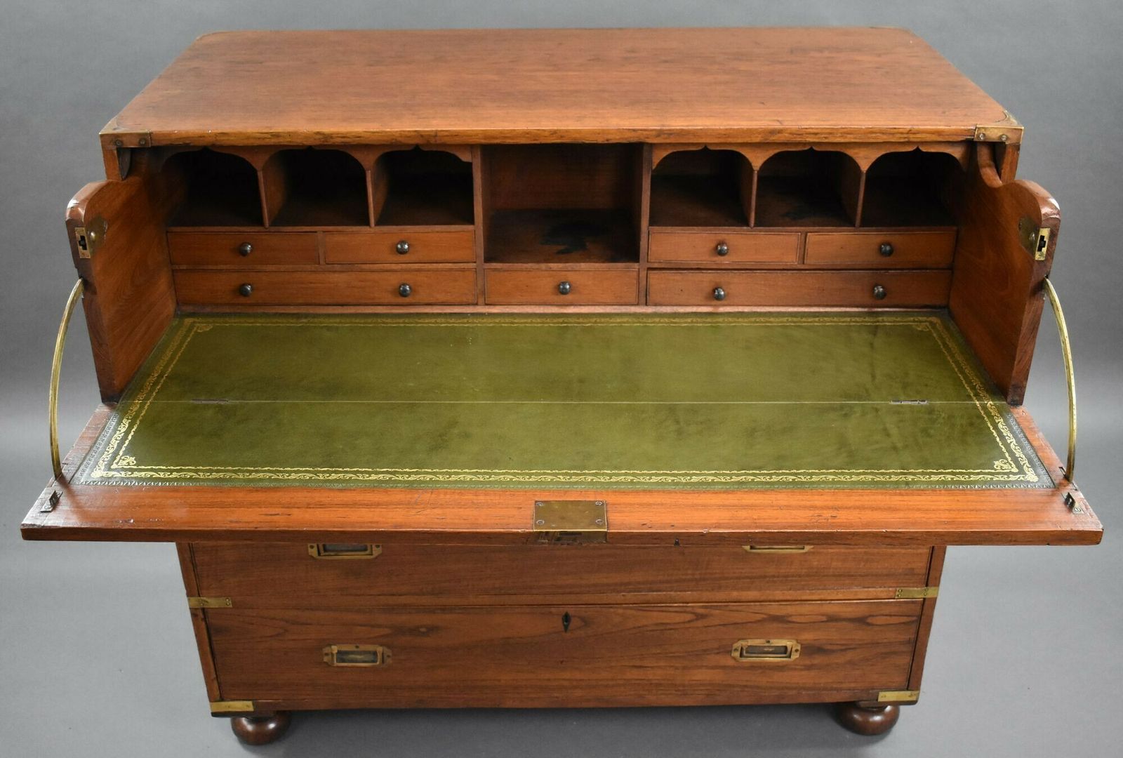 Victorian Teak Secretaire Chest photo buy