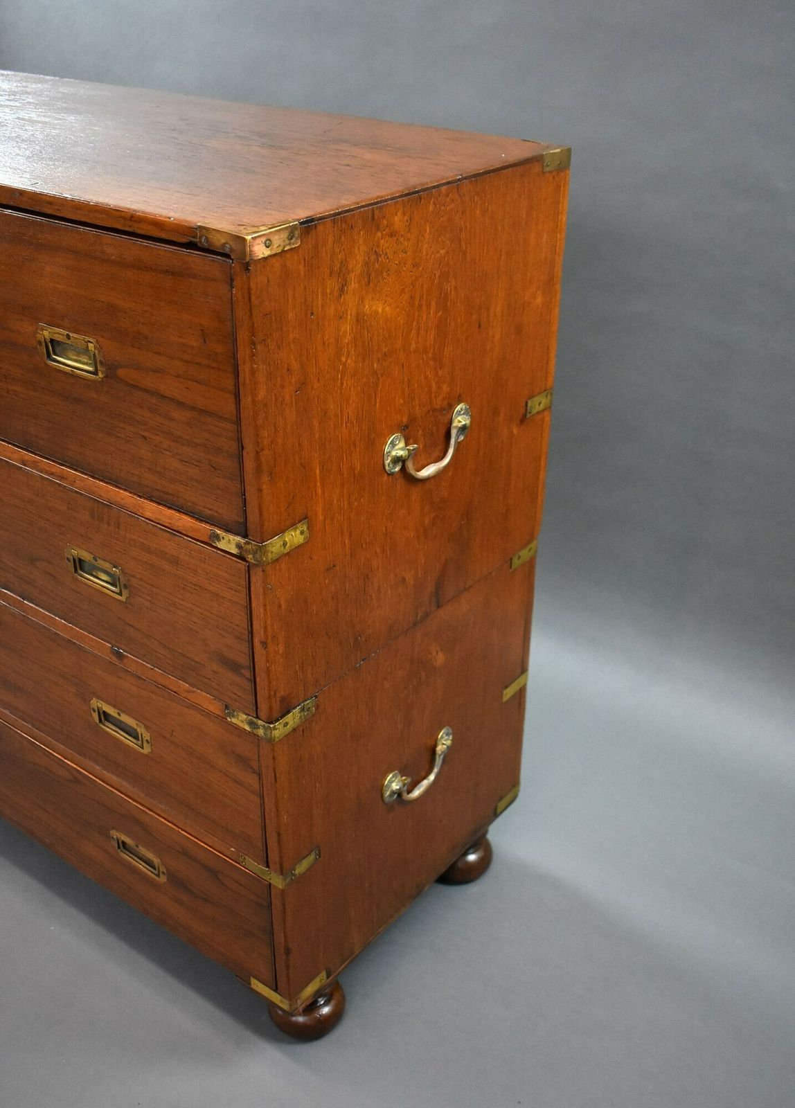 photo for sale Victorian Teak Secretaire Chest