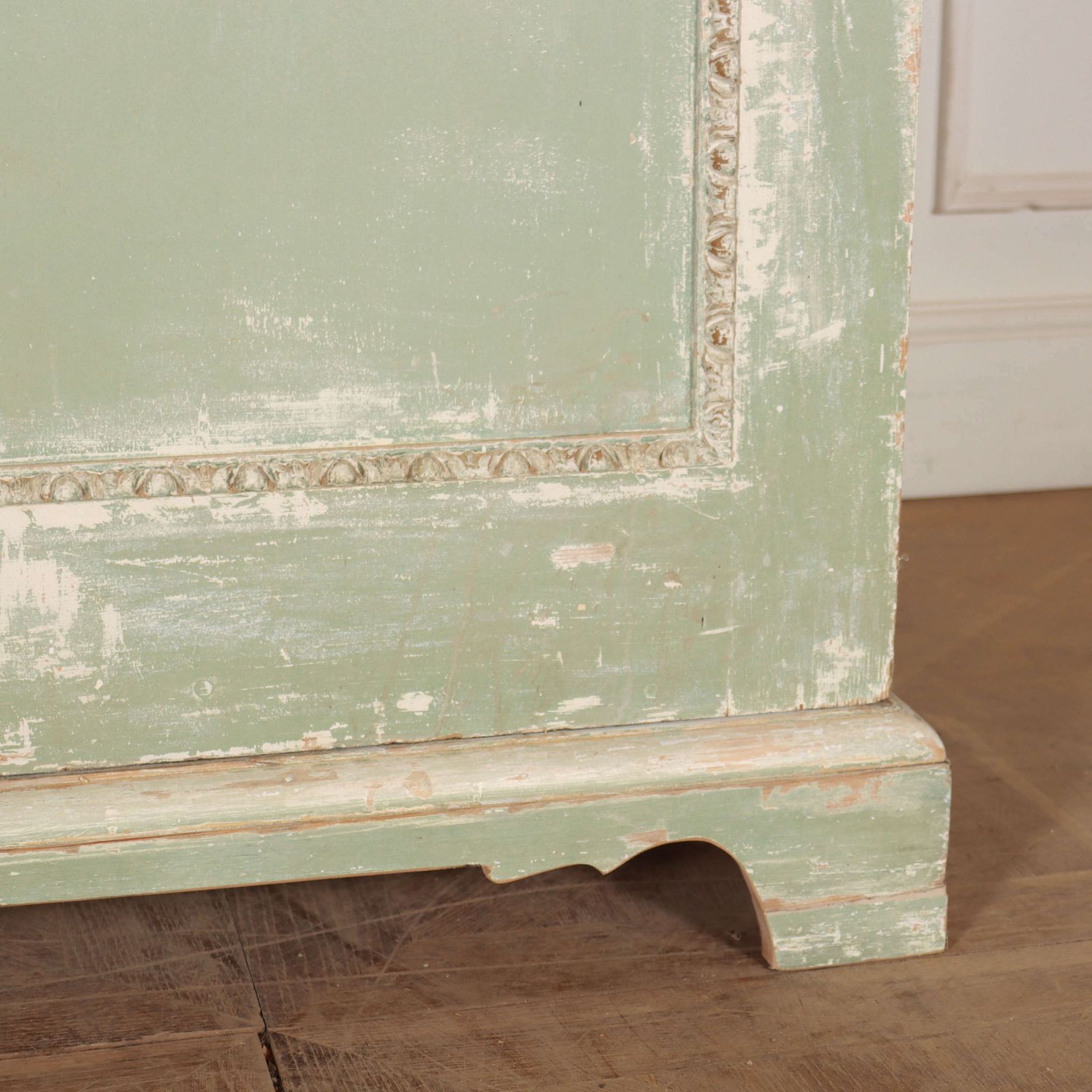 19th Century Original Painted Wardrobe photo vintage