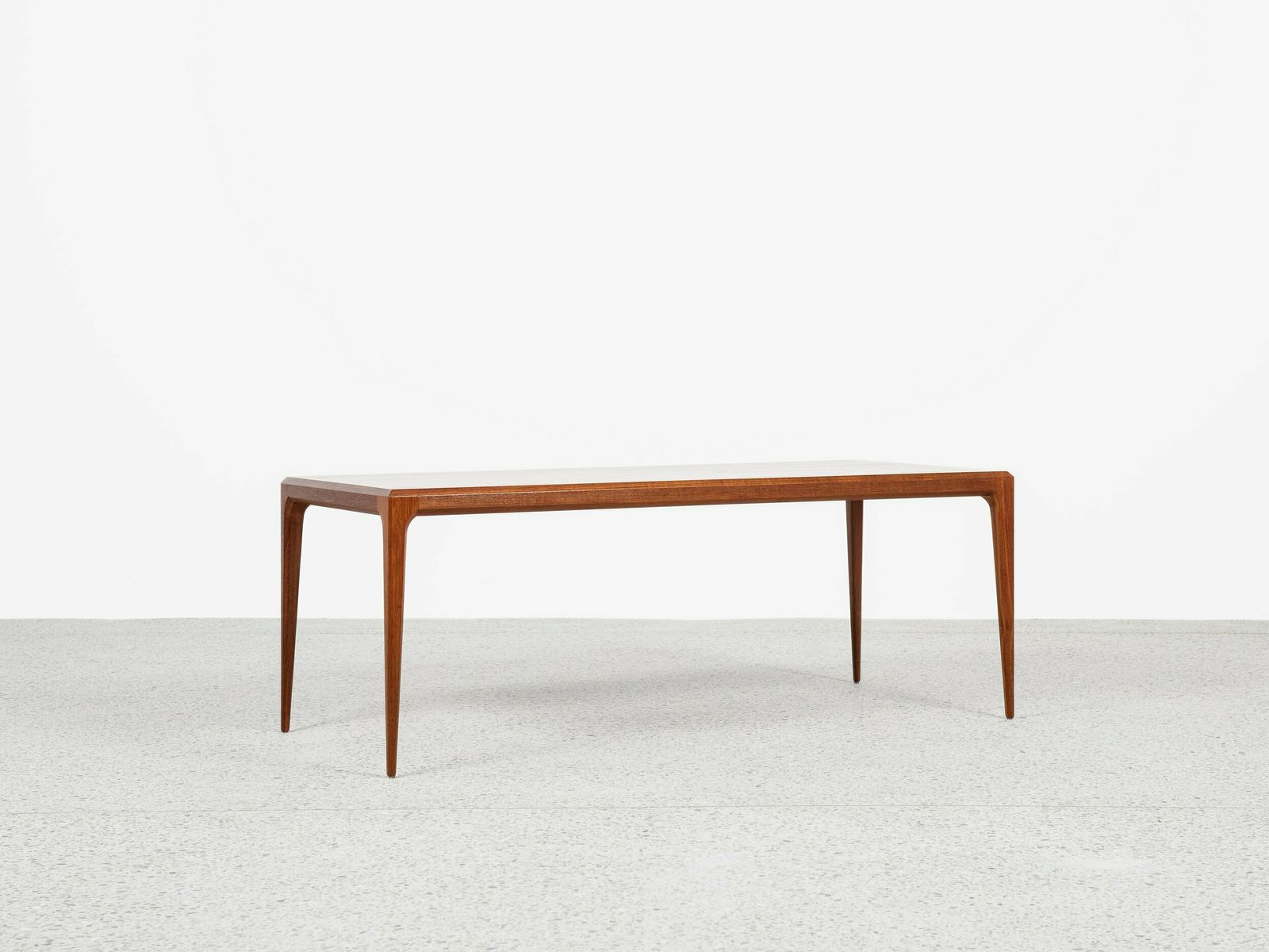 Midcentury Danish Coffee Table In Teak By Johannes Andersen For Silkeborg 1960s