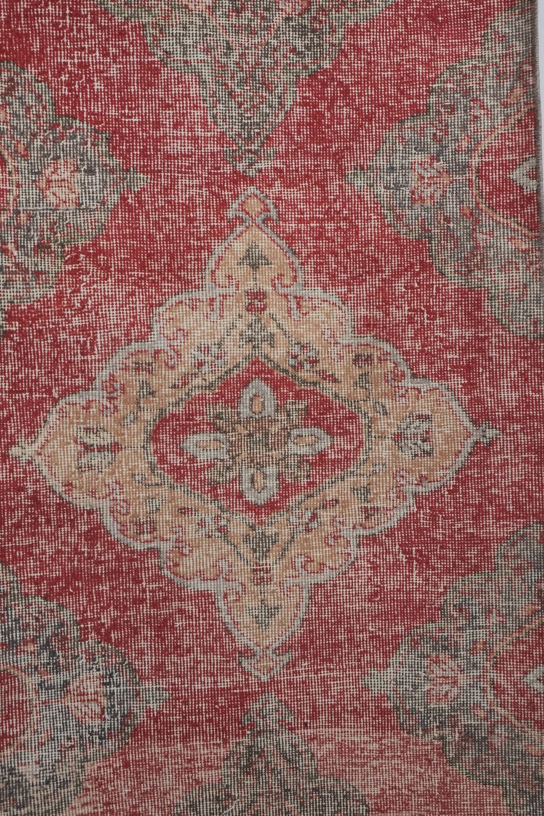 Textiles 1960s Traditional Turkish Hand Knotted Vintage Long Runner Rug   Stair Carpet 2'8'' X 13'3'' photo