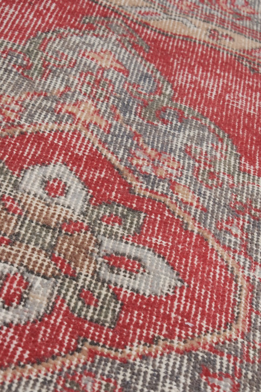 890.0 1960s Traditional Turkish Hand Knotted Vintage Long Runner Rug   Stair Carpet 2'8'' X 13'3'' photo