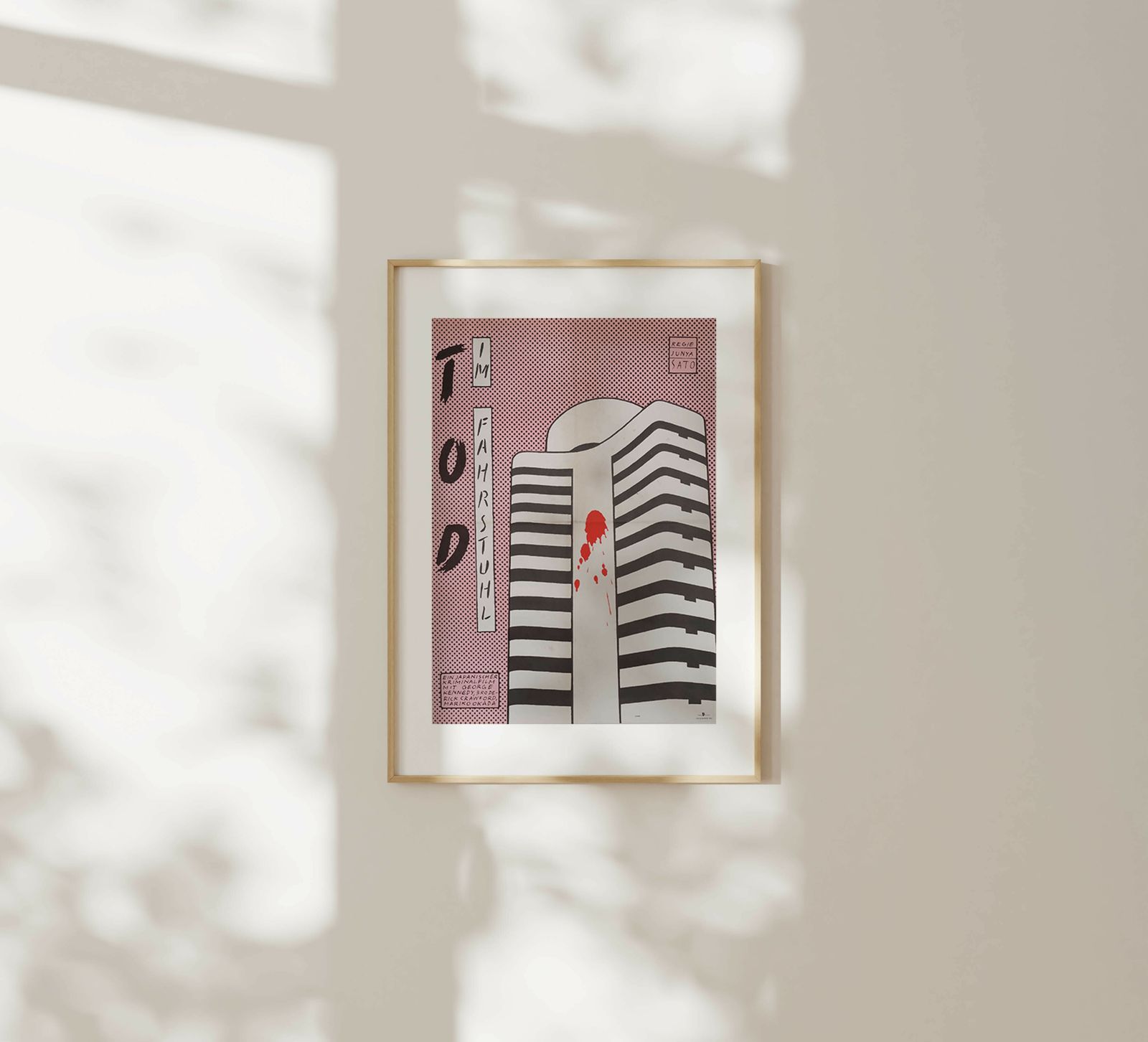 Proof Of The Man   Original East Germany Poster | 1984 photo furniture