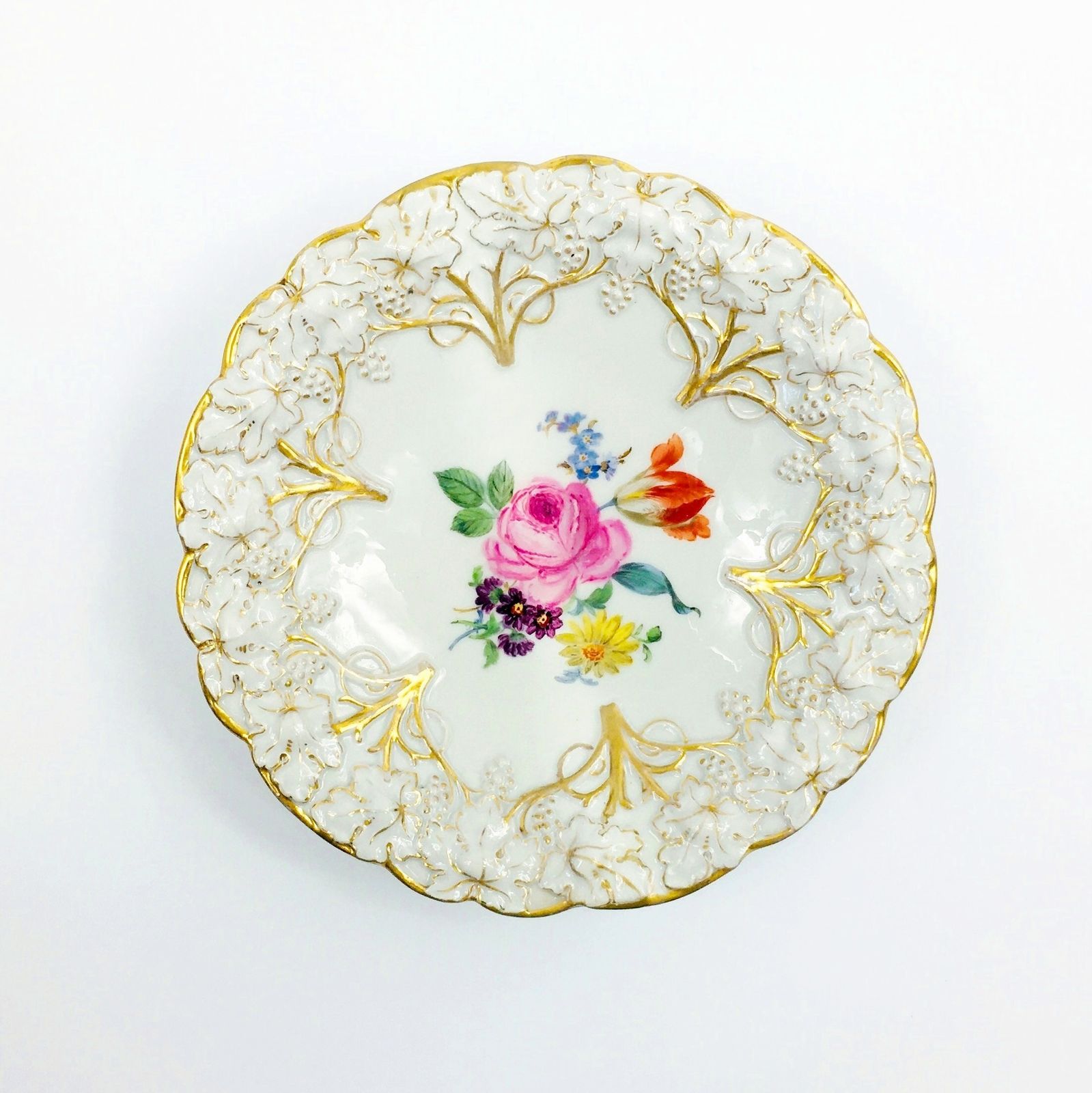 Meissen Porcelain Plate, Germany, Early 20th Century photo furniture