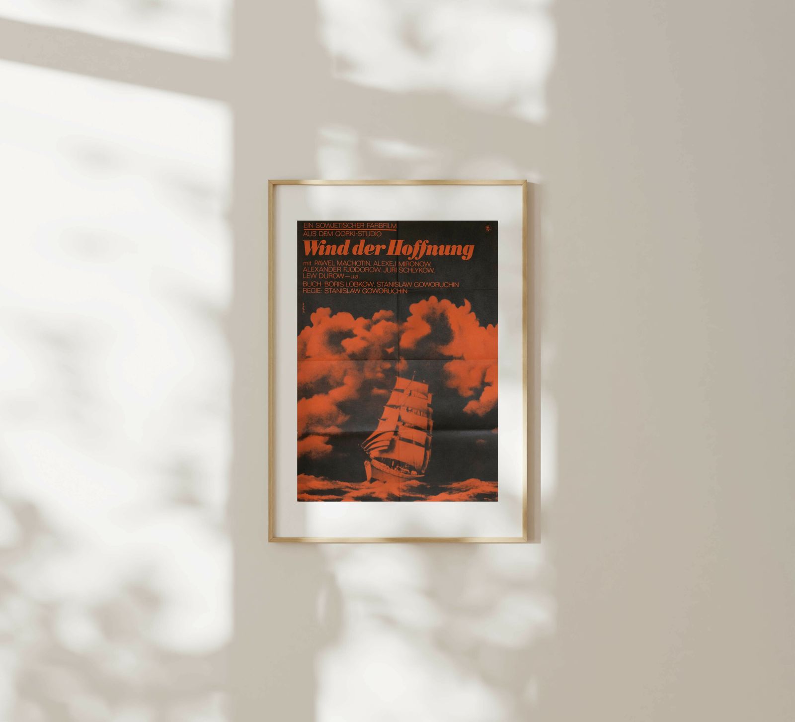 Wind Of Hope   Original East Germany Poster | 1978 photo furniture