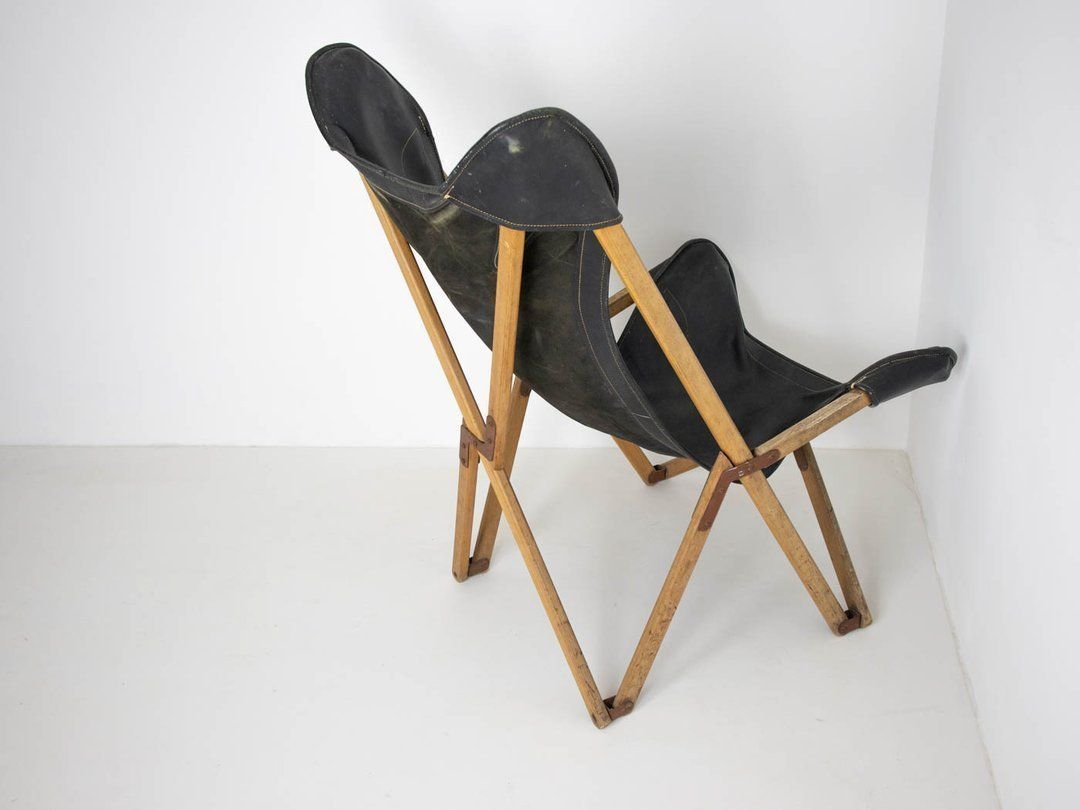 photo buy Original Tripolina Campaign Furniture Folding Chair By Joseph B. Fendy