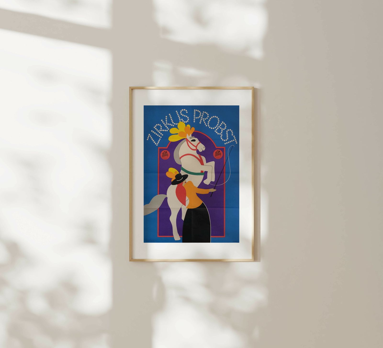 Circus Rehearsal   Original East Germany Poster | 1986 photo furniture