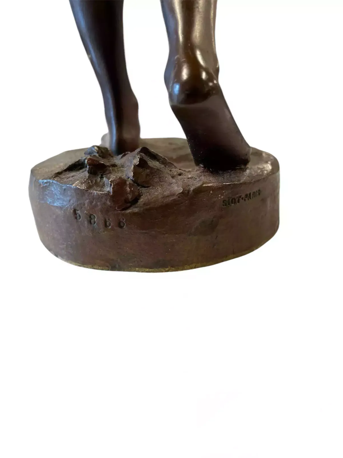 Emile Laporte (1858 1907) & Siot Paris Bronze Figure Of A Boy With Cross photo for sale