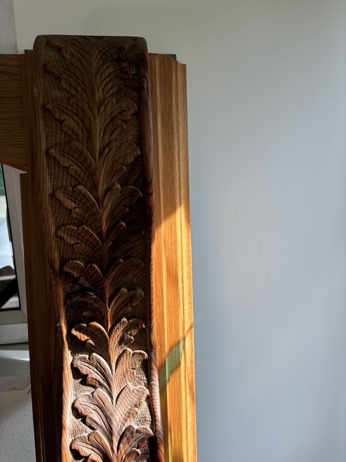 Solid Oak Fire Surround photo furniture