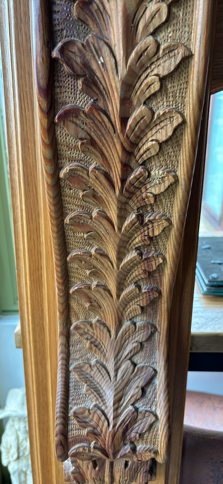 photo for sale Solid Oak Fire Surround