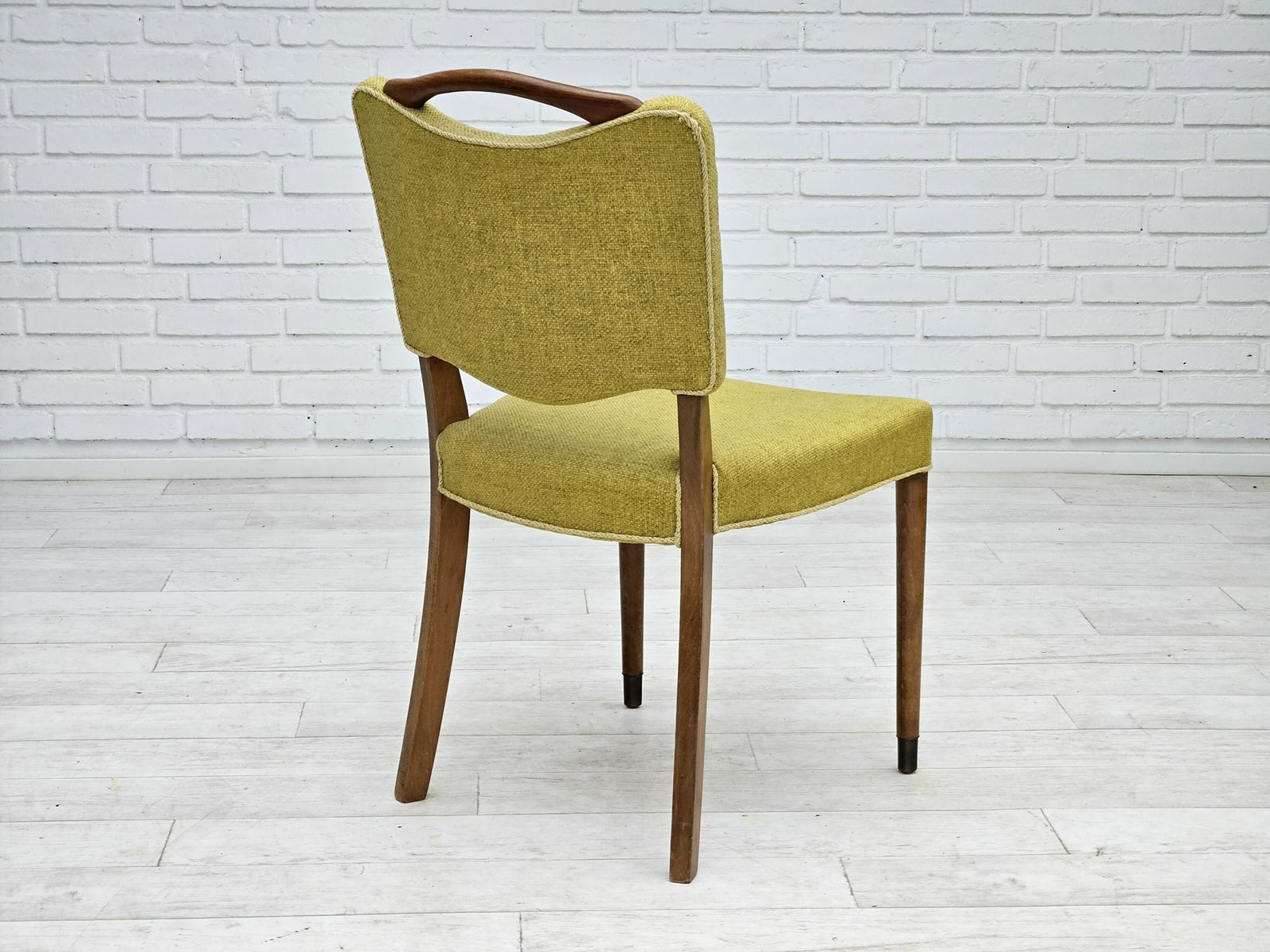 1970s, Set Of 6 Danish Dining Chairs By Slagelse Møbelværk, Original Condition. photo vintage